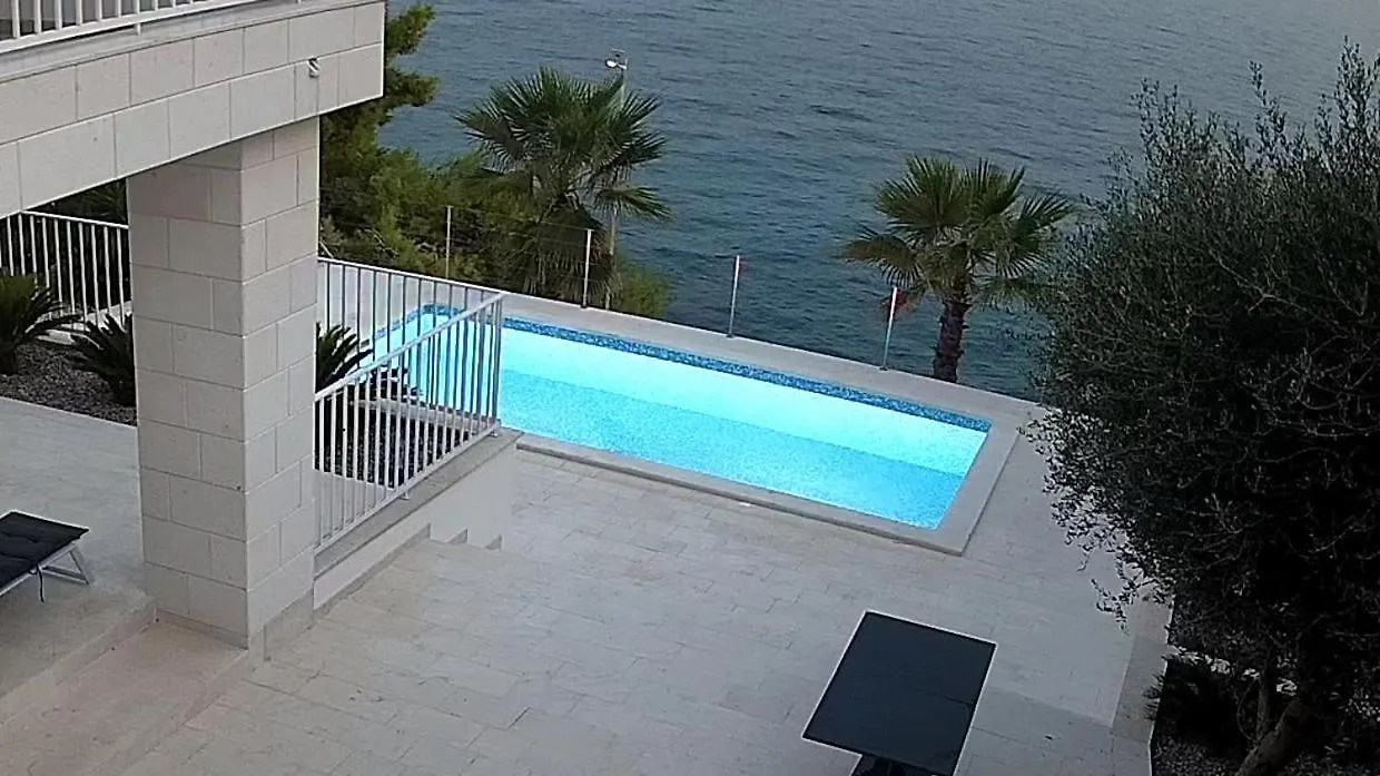 Beachfront Villa Leonardo With Pool Trogir
