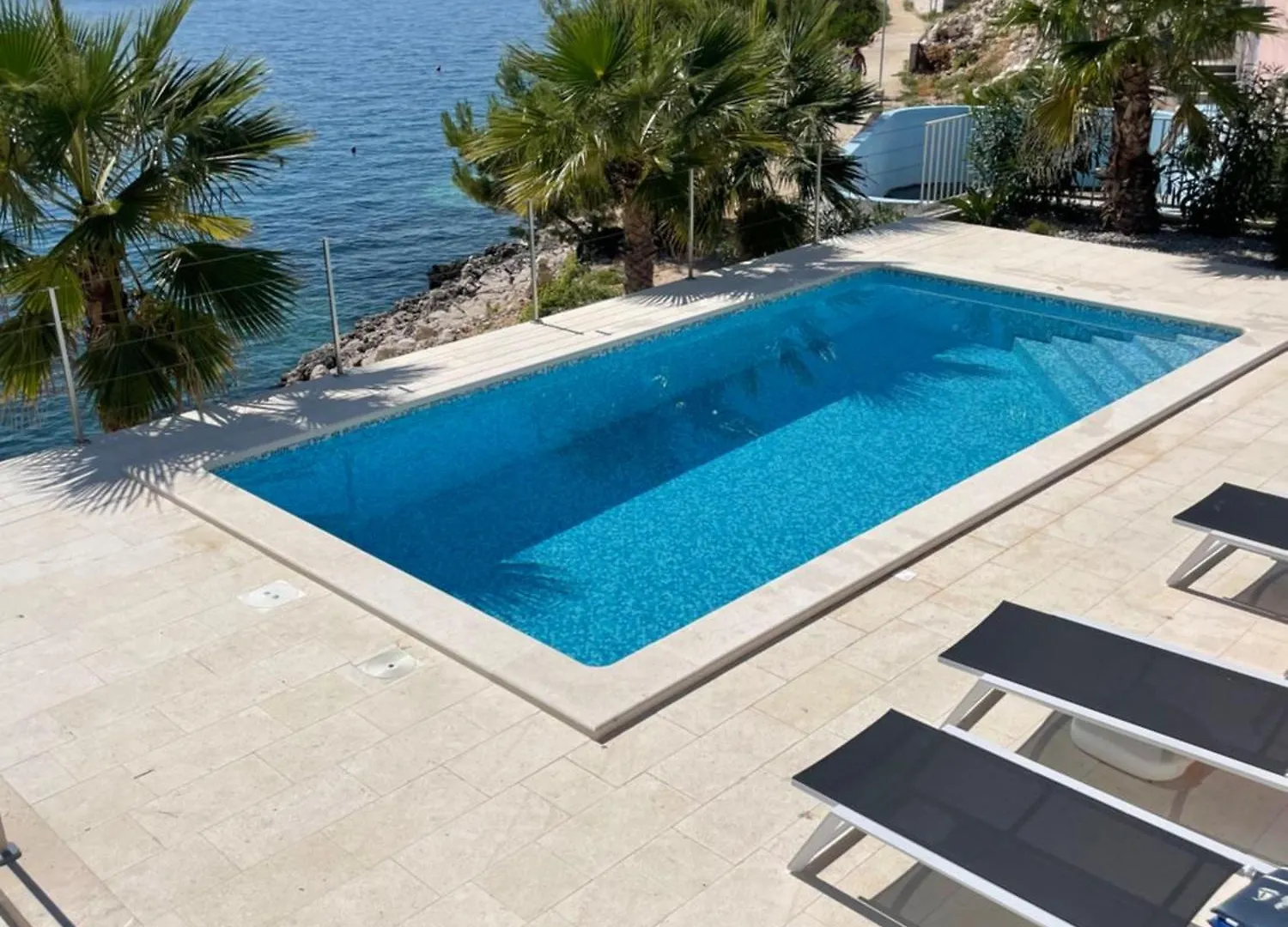 Beachfront Villa Leonardo With Pool Trogir Croatia